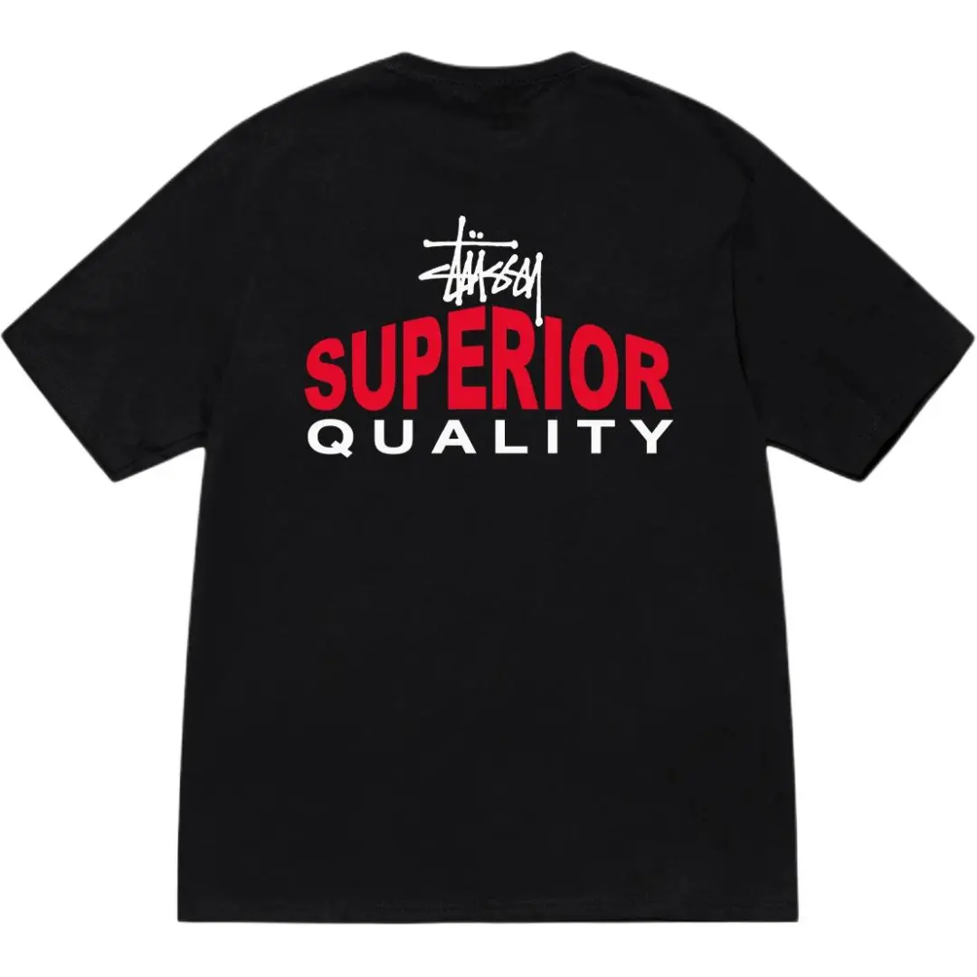 Stussy Superior Quality Crewneck T-Shirt