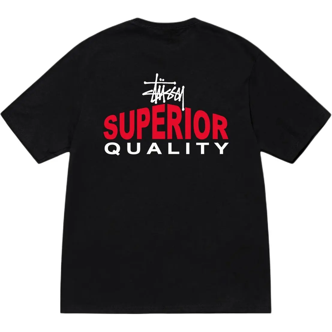 Stussy Superior Quality Crewneck T-Shirt