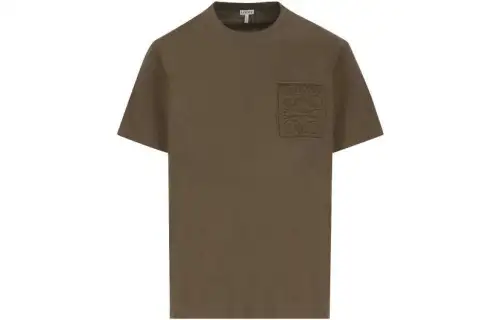 LOEWE Debossed Anagram Cotton T Shirt