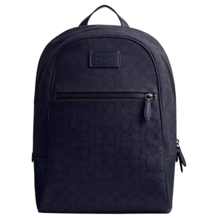 COACH Fabric Backpack Large Men's Midnight Marine Blue
