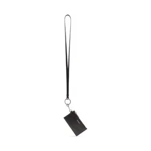 Balenciaga Calfskin Card Holder Card Holder Small Men's Black