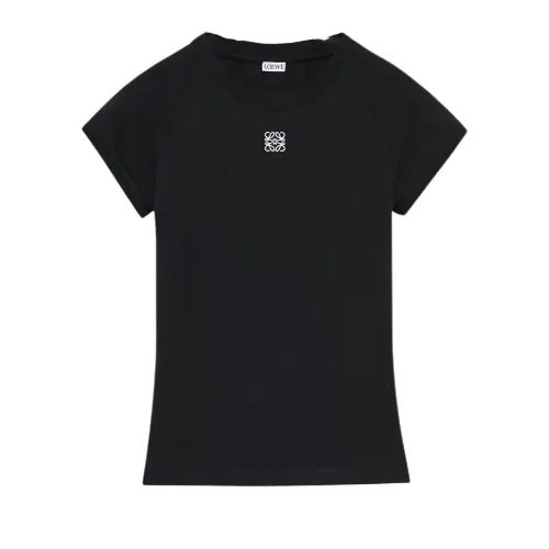 LOEWE Anagram Embroidered Crewneck T Shirt