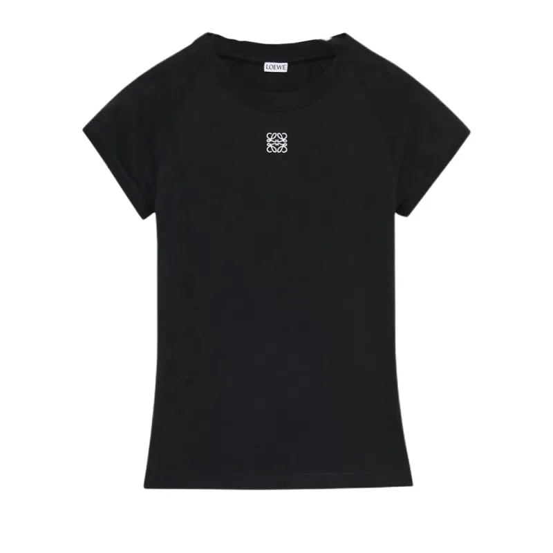 LOEWE Anagram Embroidered Crewneck T Shirt