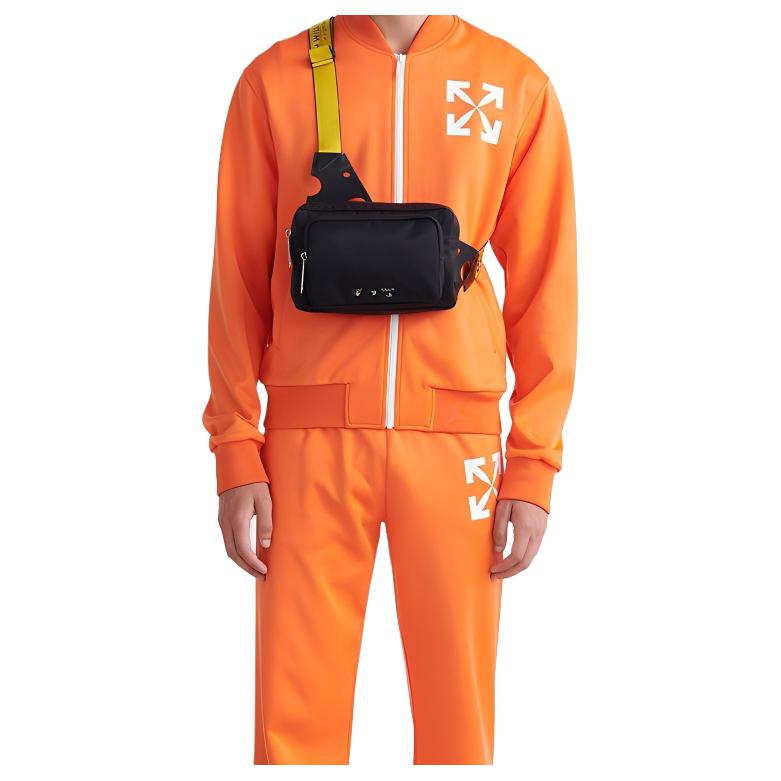 Мужская сумка OFF-WHITE (черная) — фото 4