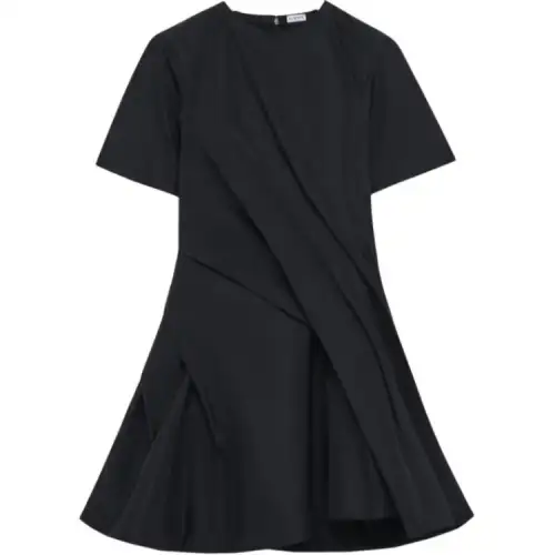 Loewe draped short-sleeved dress