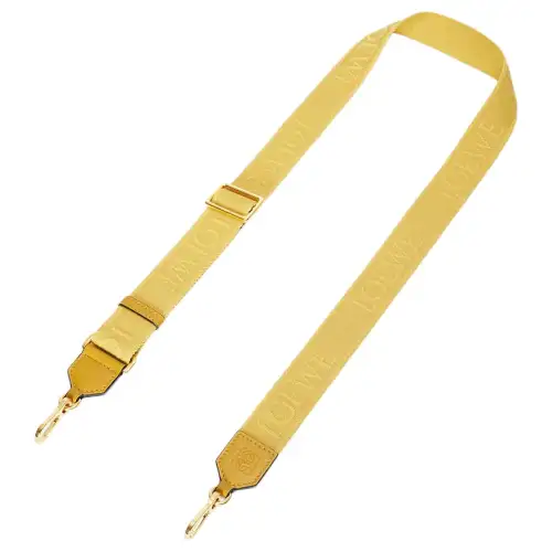 LOEWE Cotton With Cow Leather Bag Straps Women's Ochre