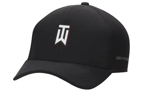 Nike Dri-FIT Tiger Woods Structured Adv Club Golf Hat Black