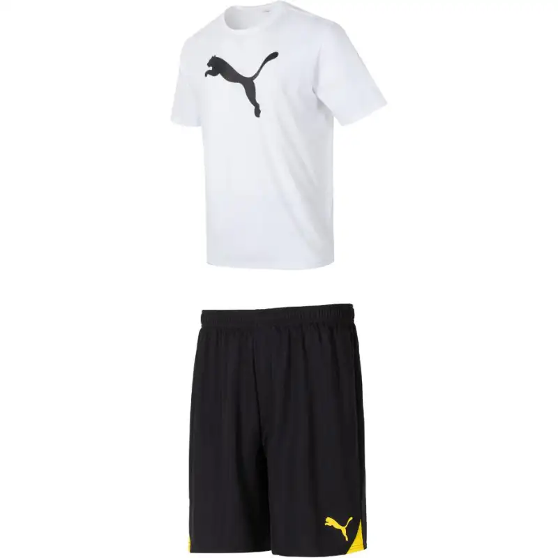 PUMA HER Casual Sportswear Men's White+Black