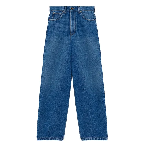 LOEWE FW25 Jeans Men's Vintage Blue