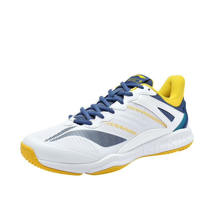 Li Ning East Coast Cyan Collection Cushioning Low top Badminton Shoes Unisex Indigo