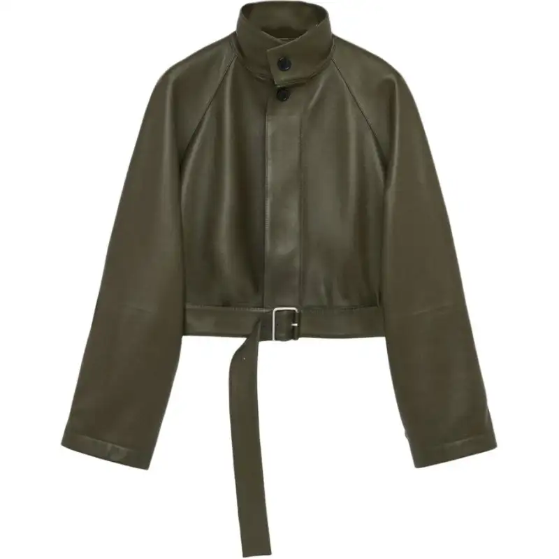 LOEWE High Neck Belted Jacket