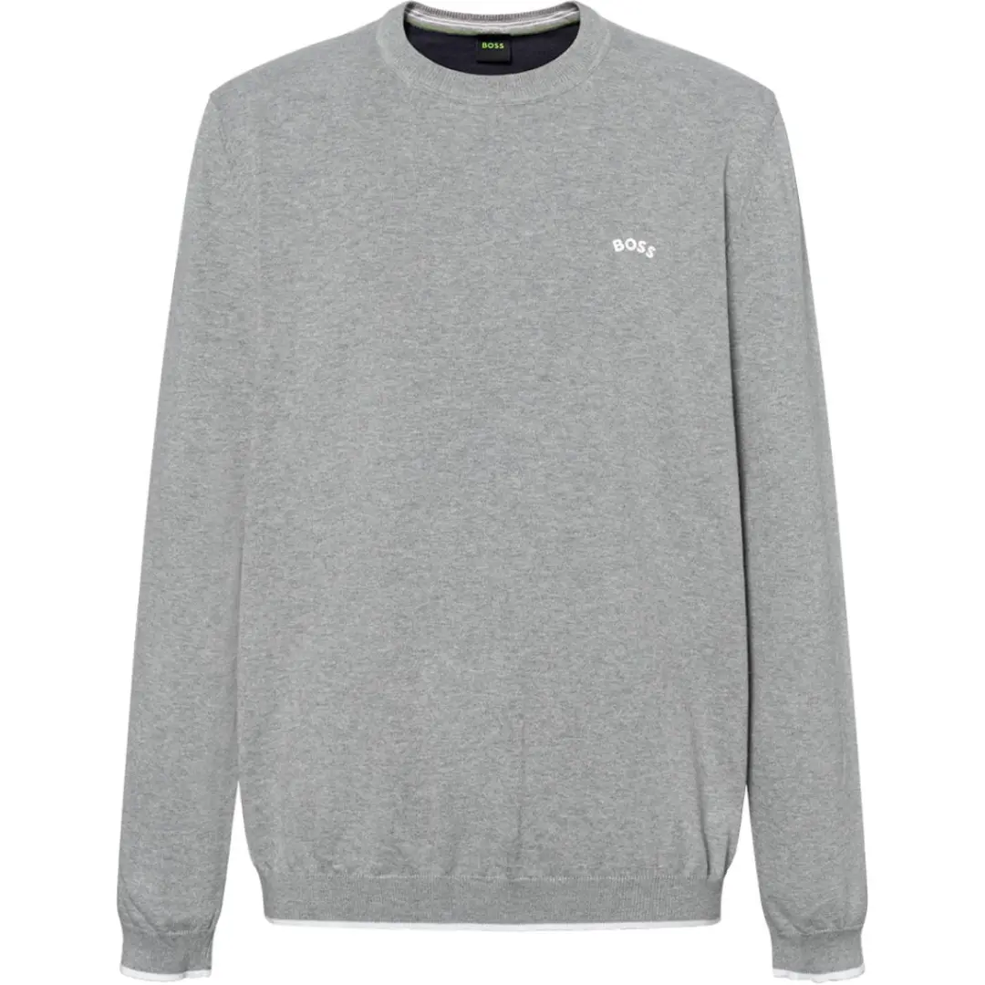 HUGO BOSS SS23 Sweater Men's Gray