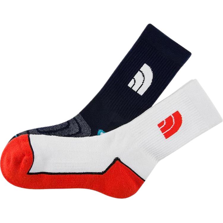 THE NORTH FACE Crew Socks Unisex 1 Pack White/Blue