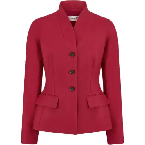 Christian DIOR Single Breasted Fitted Jacket