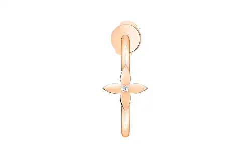 Lv Idylle Blossom Small Hoop Pink Gold And Diamond Per Unit