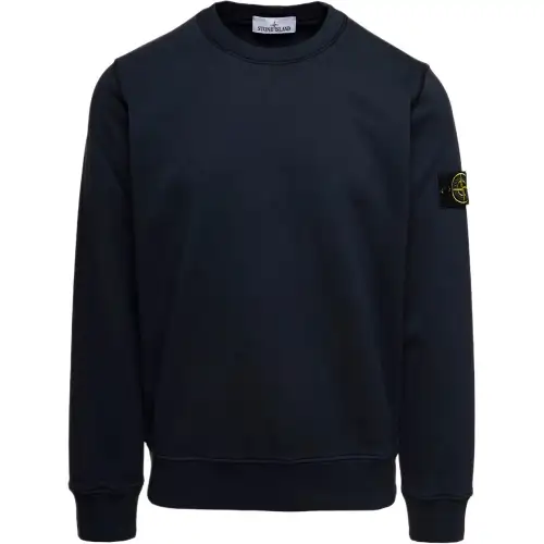 Stone Island Compass-appliqué cotton sweatshirt
