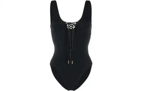 SAINT LAURENT Saharienne Braid Detailed Swimsuit