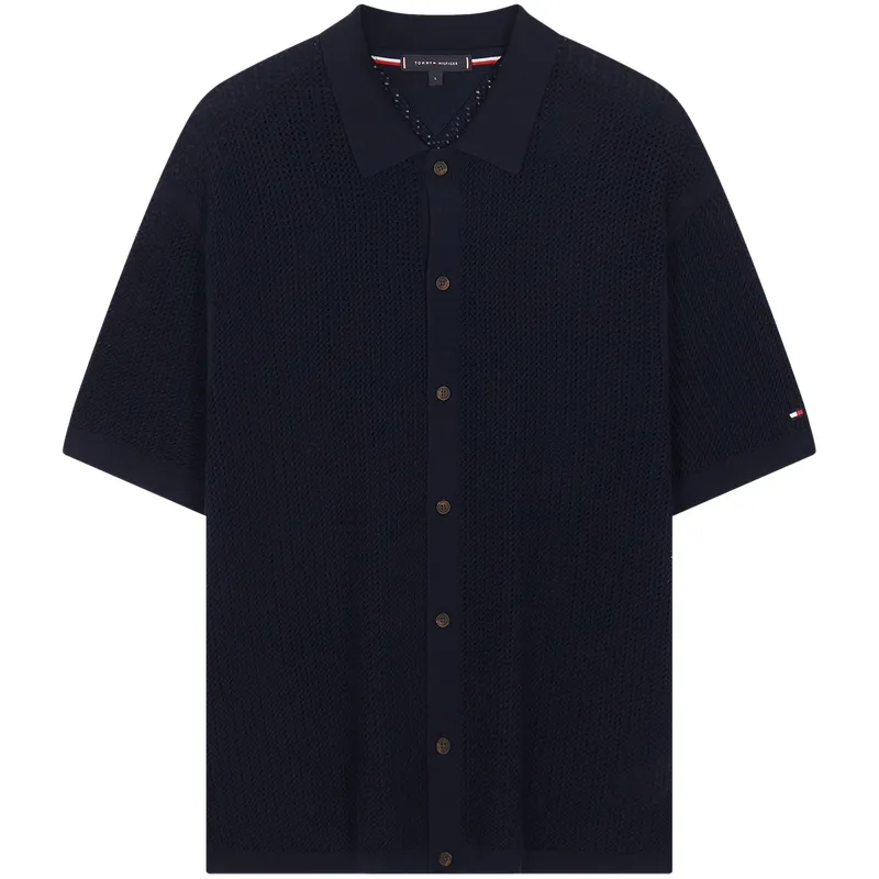 Tommy Hilfiger Knitwear Men's Crew Neck Moderate Cardigan