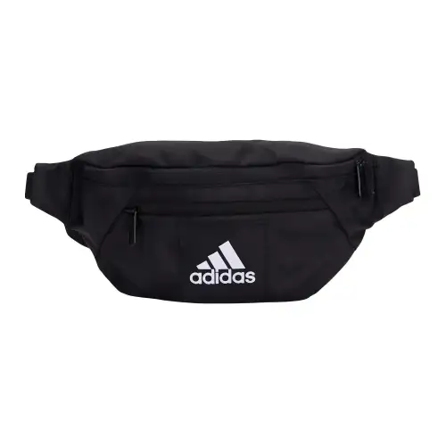 Adidas Zip Closure Polyester Fanny Pack Regular Unisex Black