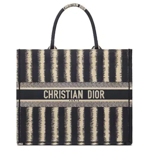 DIOR BookTote Canvas Tote Bag, Shopping Bag, Handbag, Handbag Women's Blue