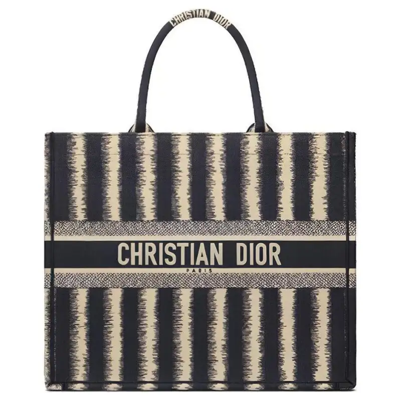 DIOR BookTote Canvas Tote Bag, Shopping Bag, Handbag, Handbag Women's Blue