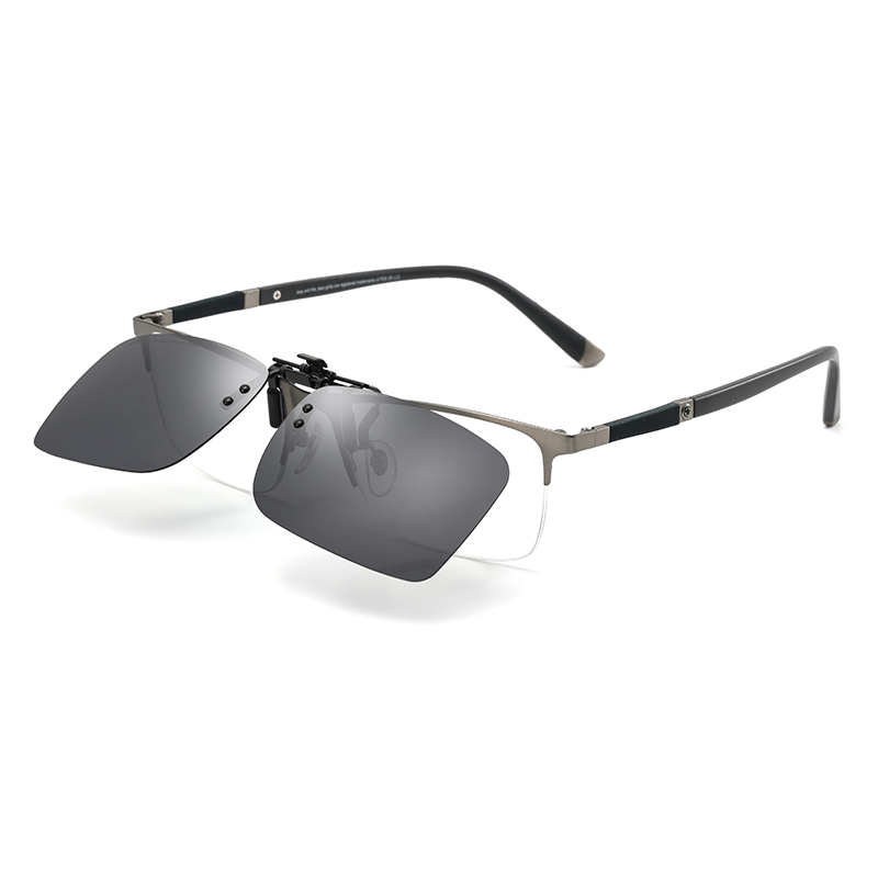 Мужские очки Jeep Polarized Clip-on (черные)