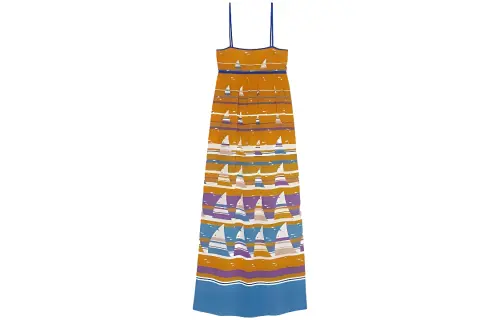 GUCCI Sleeveless Dresses Women's Multicolor Moderate Mid Length