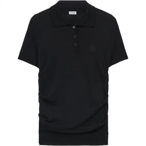 Loewe Logo Embroidered Short-Sleeved Jumper