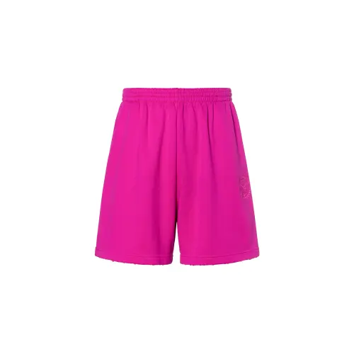 Balenciaga SS22 Casual Shorts Regular Fit Men's Rose Red