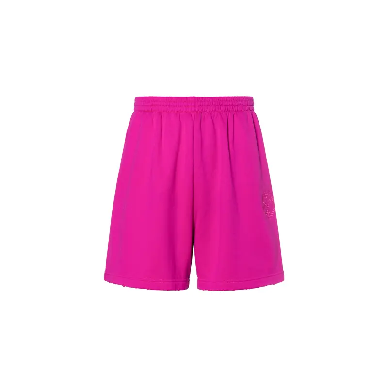 Balenciaga SS22 Casual Shorts Regular Fit Men's Rose Red