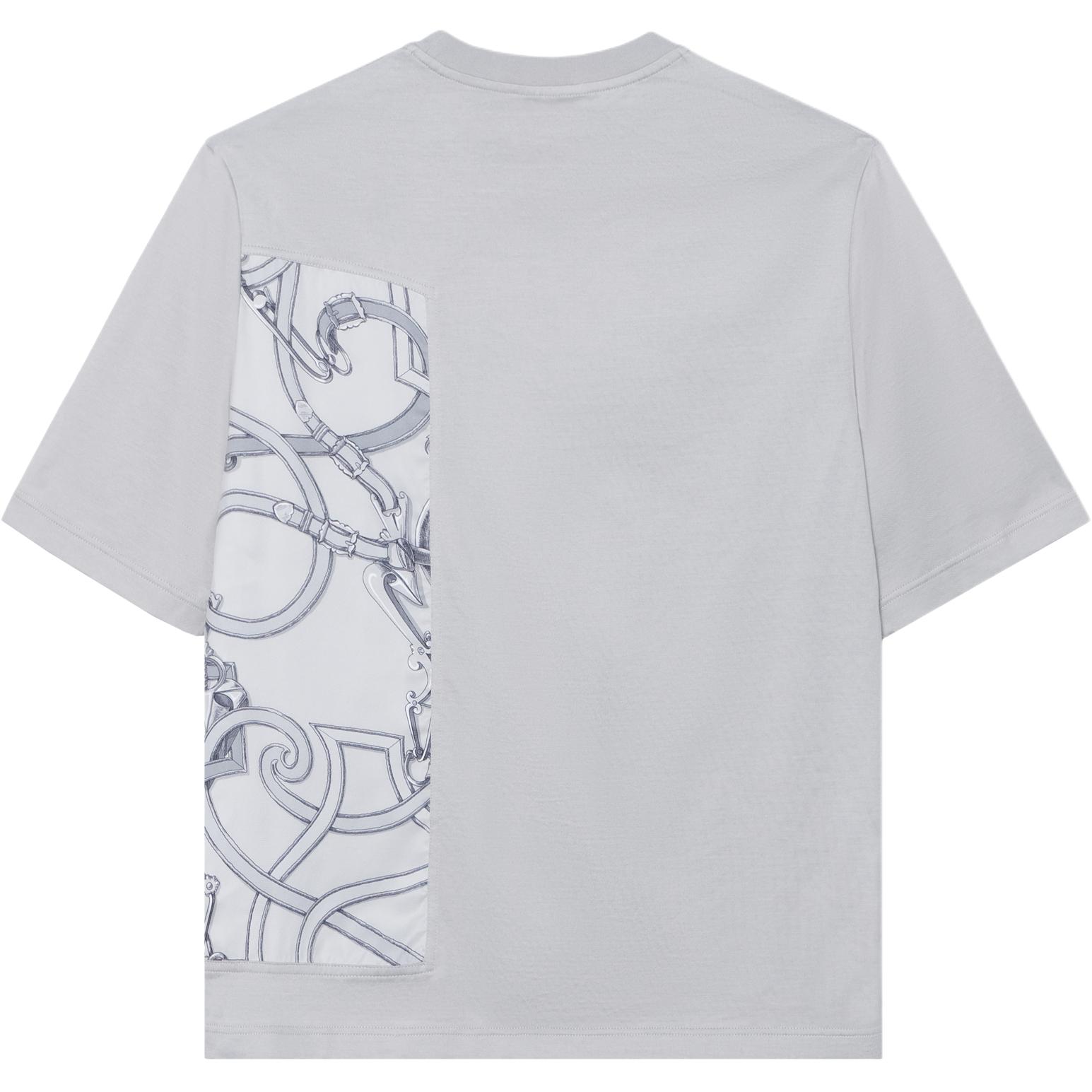 Мужская футболка Hermes SS25 L'Instruction du Roy T (туманный) — фото 2
