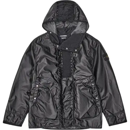 STONE ISLAND Jackets & Coats Men's Black