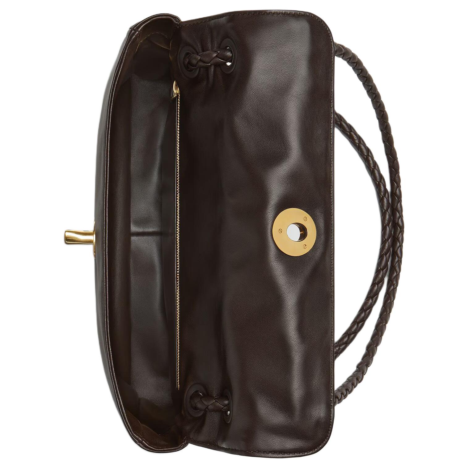 Женская сумка Bottega Veneta (коричневая) — фото 4