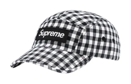Supreme Gingham Camp Cap