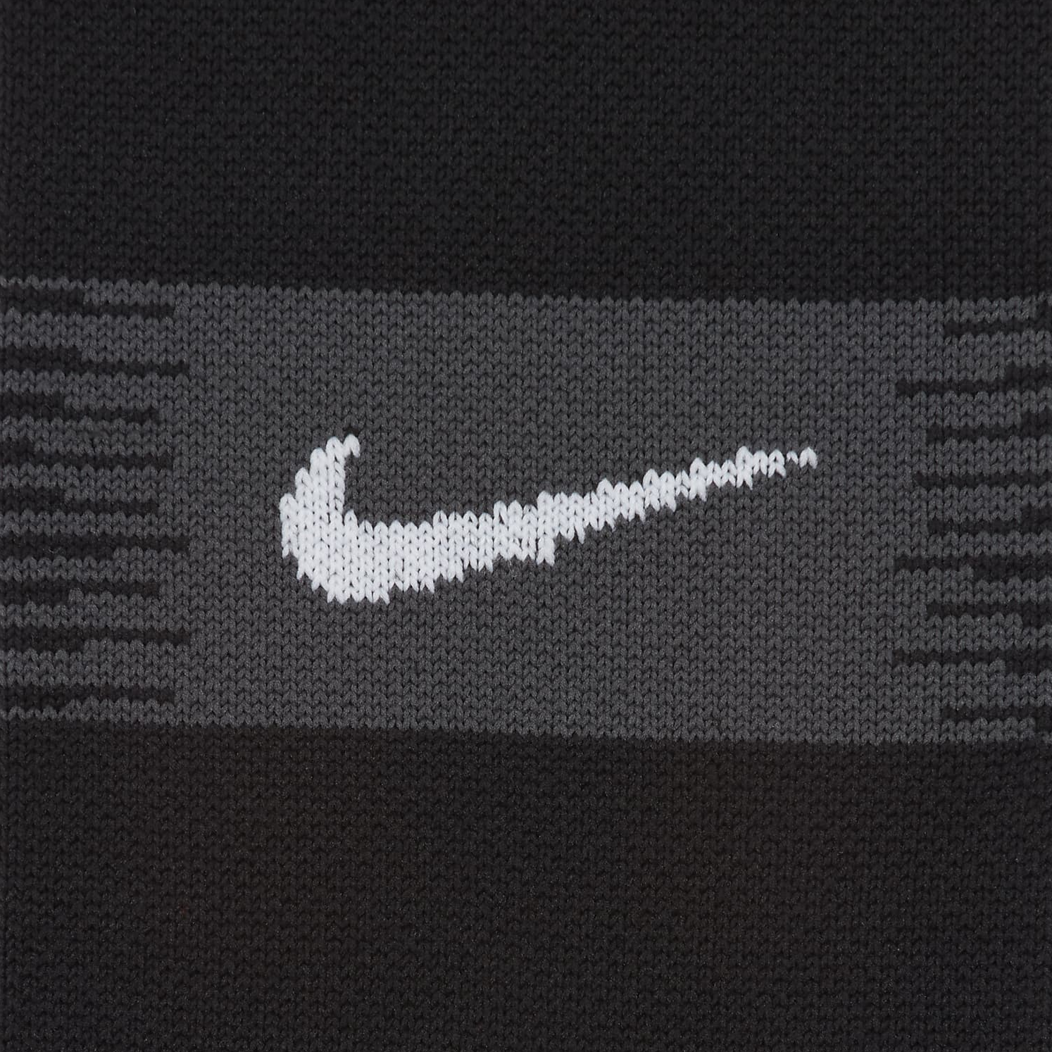 Nike Soccer Socks Unisex 1 Pack Black Anthracite White