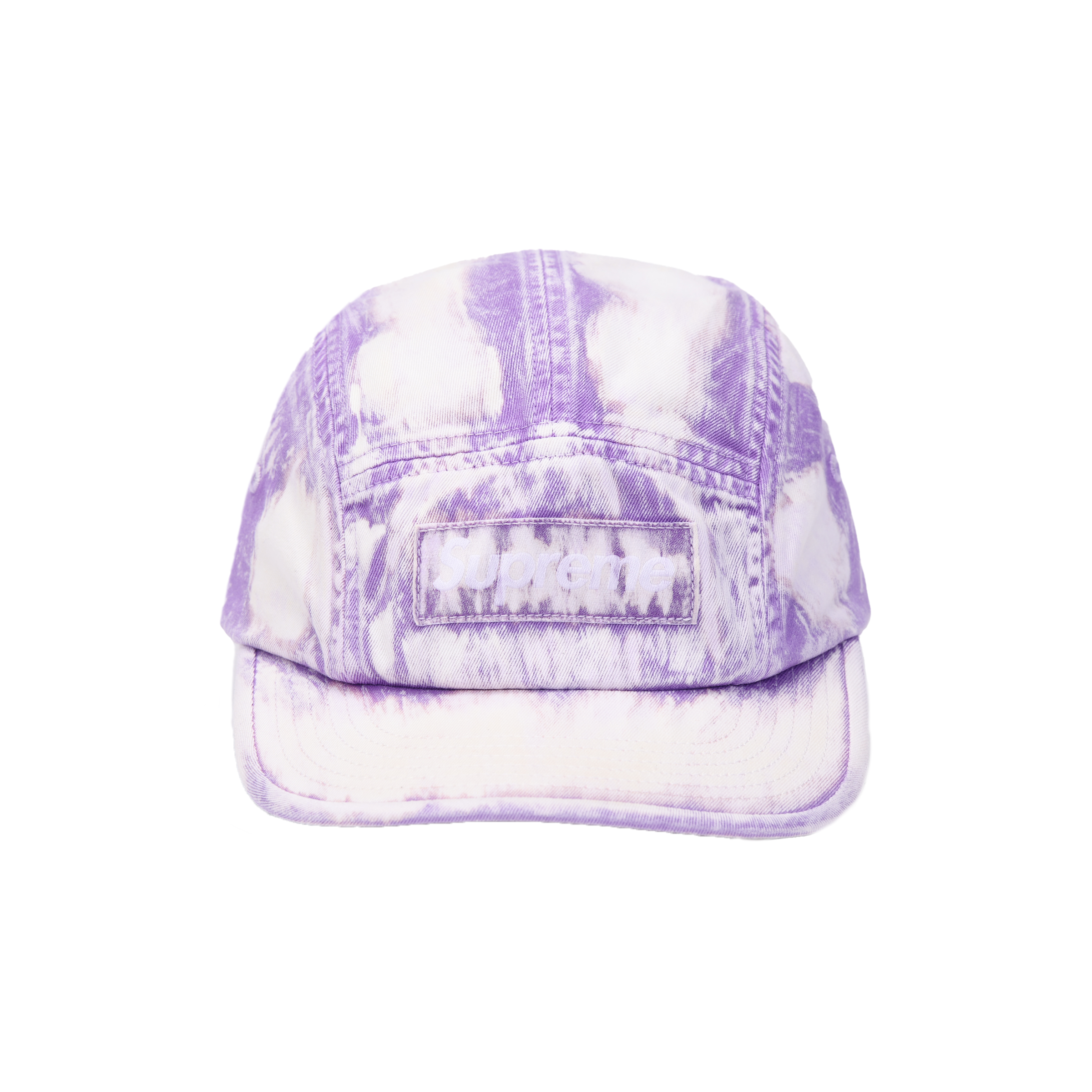 Кепка Supreme Supreme SS24 WEEK 10 BLEACHED CHINO CAMP CAP (фиолетовая)
