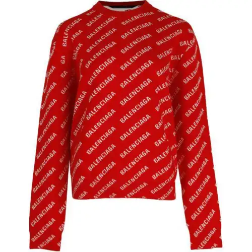 Balenciaga logo-print cotton sweatshirt