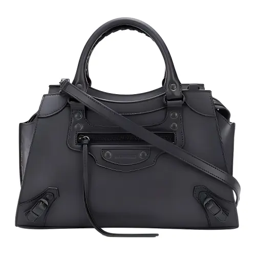 Balenciaga Neo Classic Cow Leather Handbag Small Unisex Black