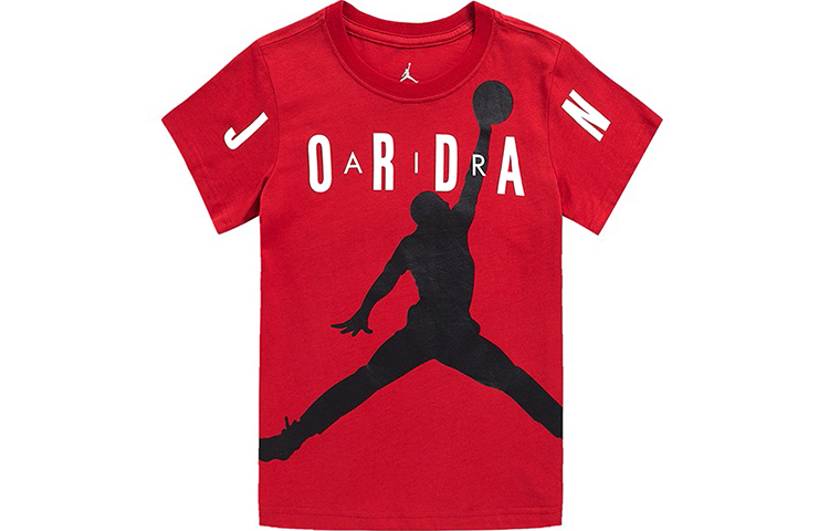 Мужская футболка Jordan Детская с логотипом (красная)
