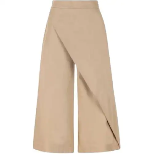 LOEWE Cropped Wrap Wide Leg Trousers