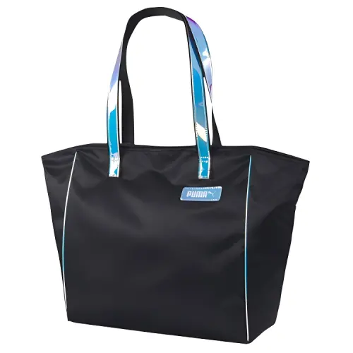 PUMA Polyurethane Tote Bag, Shopping Bag, Handbag Regular Unisex Black