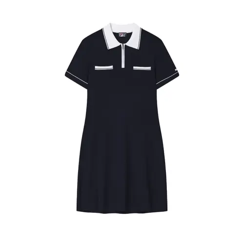FILA WHITE Short Sleeved Dress Women's