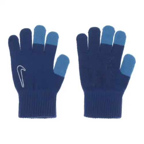 Nike Acrylic Knit Gloves Unisex Blue
