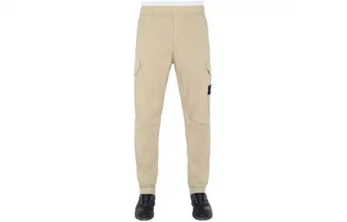 STONE ISLAND Cargo Pants Men's Beige