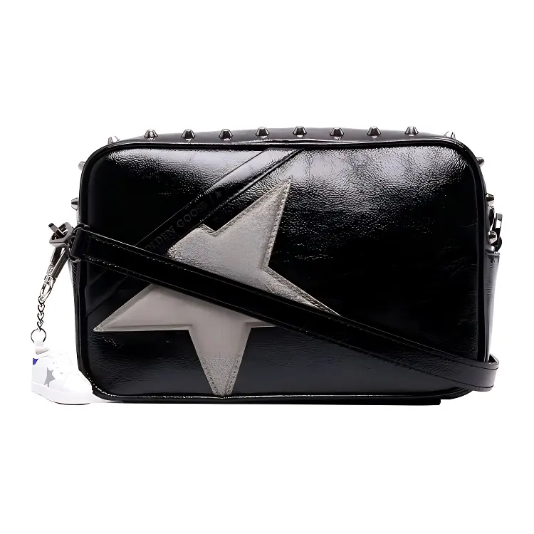 Golden Goose Detail Shoulder Bag Women's Black