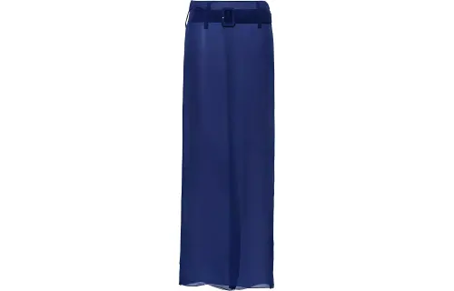PRADA Casual Long Skirts Women's Blue Moderate Long Other