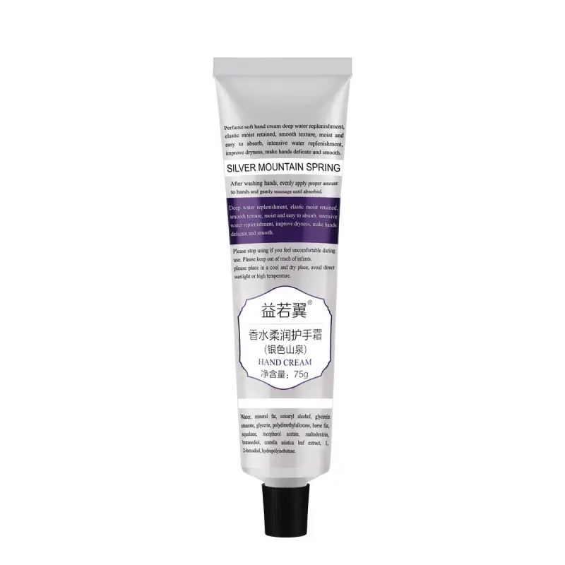 Soft perfume, moisturizing protecting revitalizing hand cream, against cracks