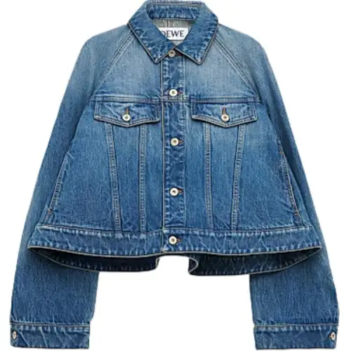 LOEWE SS25 Denim Jacket Women's Blue