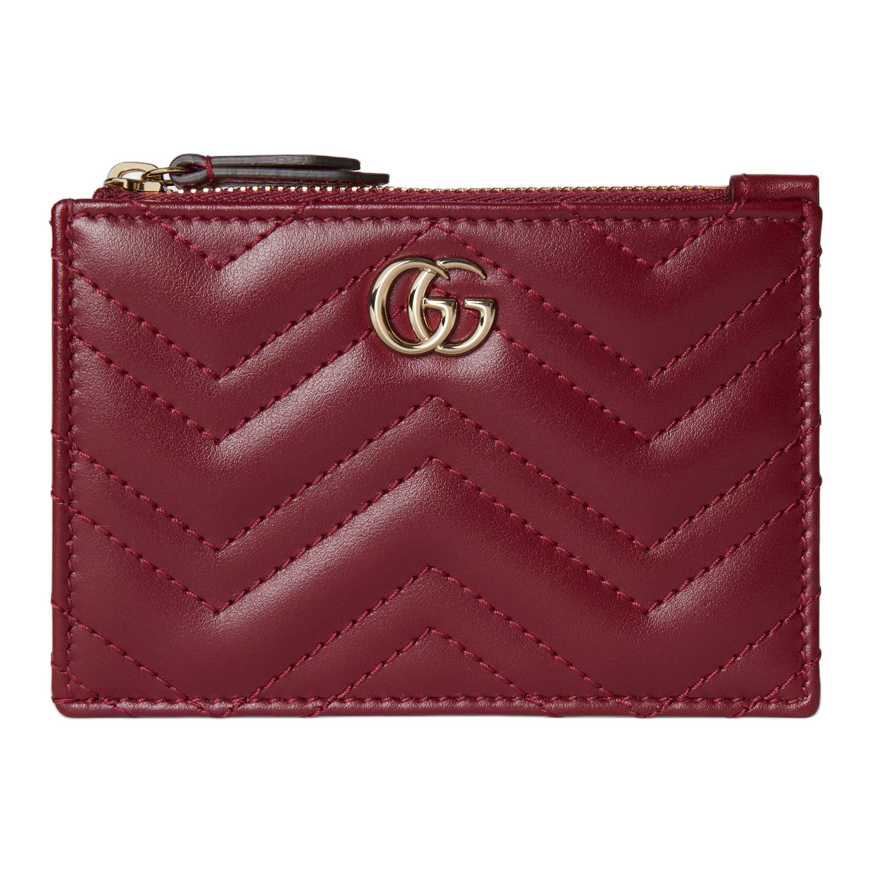 Женская ключница Gucci GG Marmont (красная)