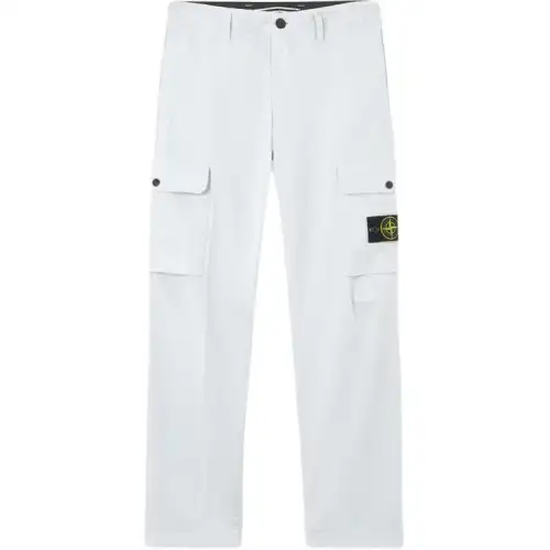 STONE ISLAND Cargo Pants Men's Sky Blue